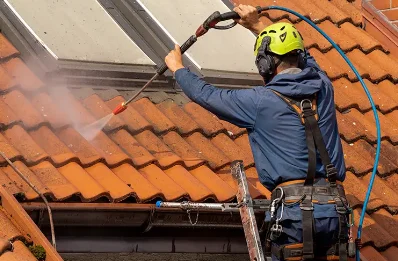Démoussage et hydrofuge de toiture à Pontis